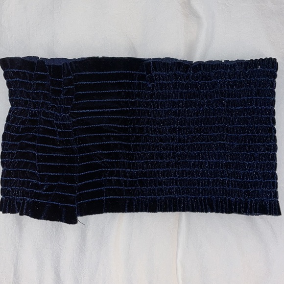 3 For $30 - LF Navy Velvet tube top - Picture 2 of 4